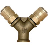 Doppelverteiler Innengewinde R 3/8